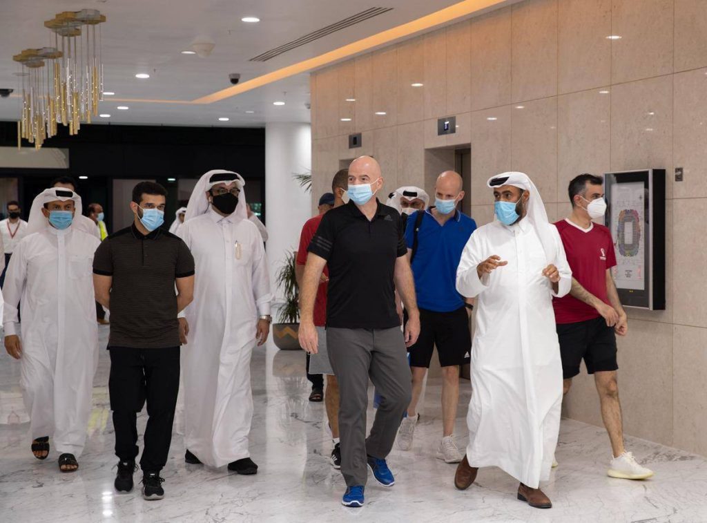 因凡蒂诺访问2022世界杯主办国卡塔尔
