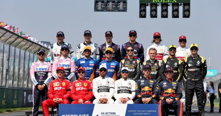 今年F1赛车10车队20名车手的合照