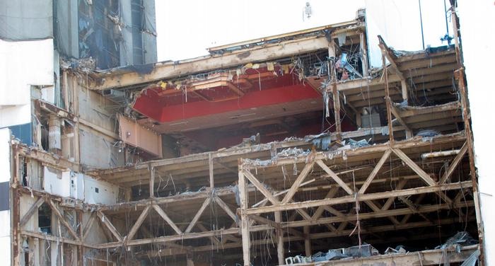 大西洋城特朗普广场废弃多年建物损坏严重