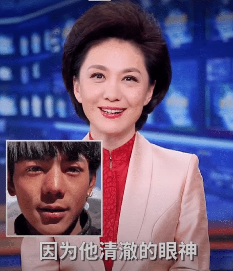 央视主播海霞说：「丁真背后的美值得更多流量」。