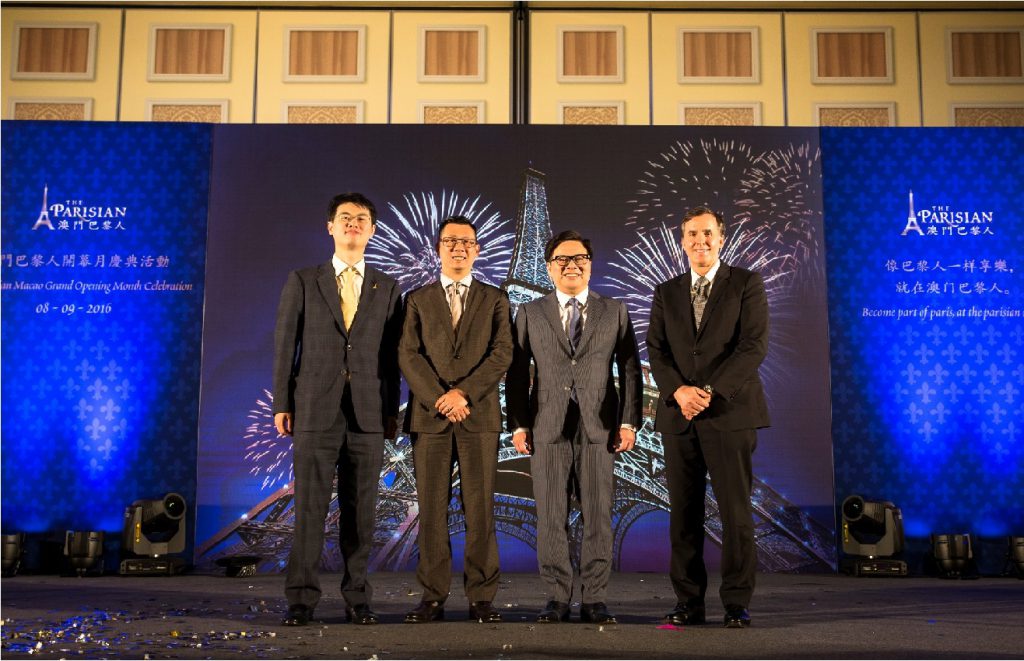 （左）郑君诺被委任为金沙中国执行董事