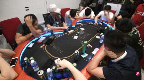 马来西亚非法赌博中心甫新张营业就遭警方捣毁
