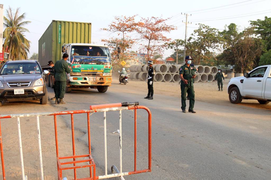 柬埔寨已经禁止人员跨省流动