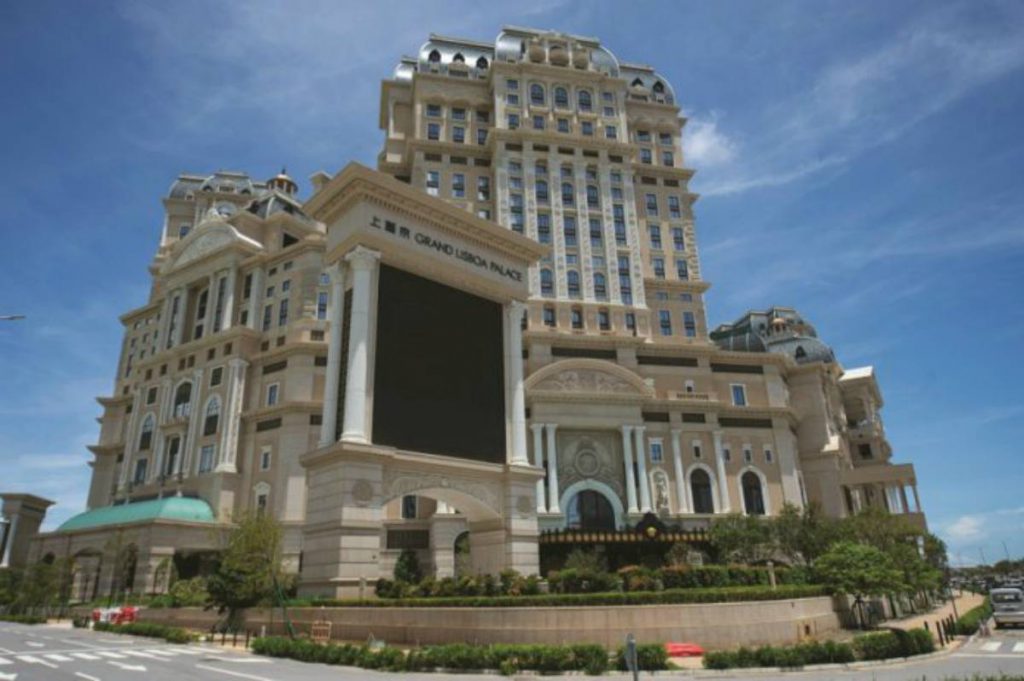 Grand Lisboa Palace is SJM's HKD 39 billion new gaming property on Cotai