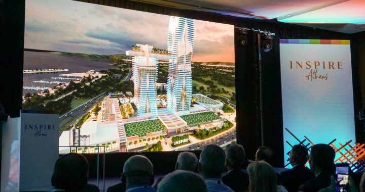 The new Athens resort is part of a $9.68 billion redevelopment plan.