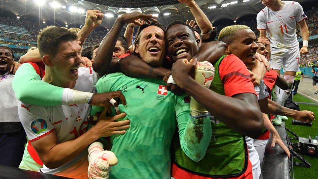 瑞士队首度闯进欧洲杯八强